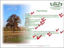 Tagesordnung, 22.3.2013